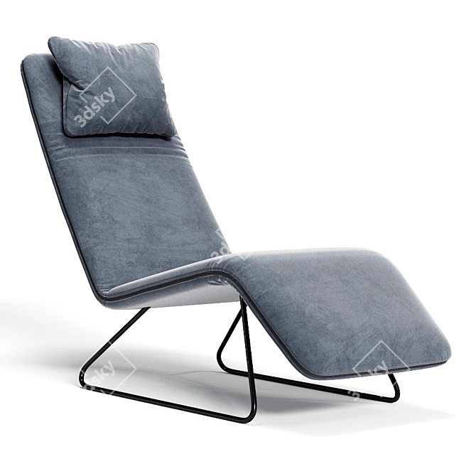 Contemporary Colombini Casa FERGIE Armchair: Style and Comfort 3D model image 1