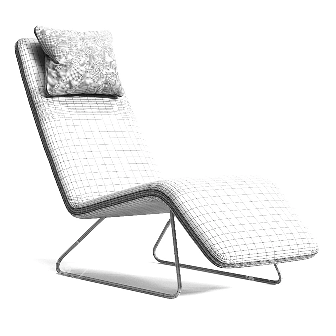 Contemporary Colombini Casa FERGIE Armchair: Style and Comfort 3D model image 3