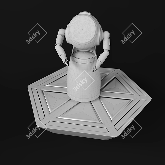 RoboModel: 3D Obj with 2 textures 3D model image 3