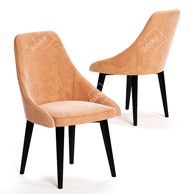 Colombini Casa LADY - Elegant and Versatile Chair 3D model image 1