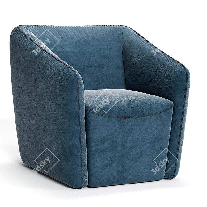 Colombini Casa PURA Modern Armchair 3D model image 1