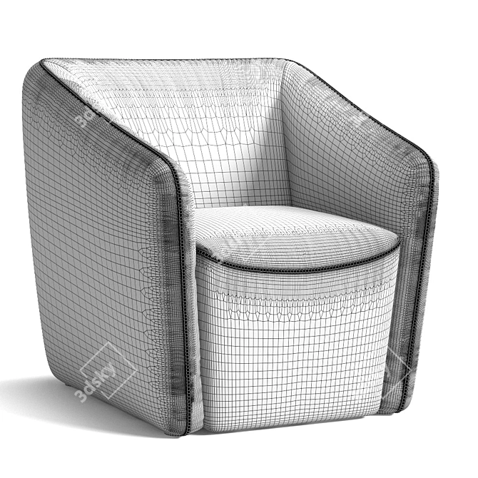 Colombini Casa PURA Modern Armchair 3D model image 3