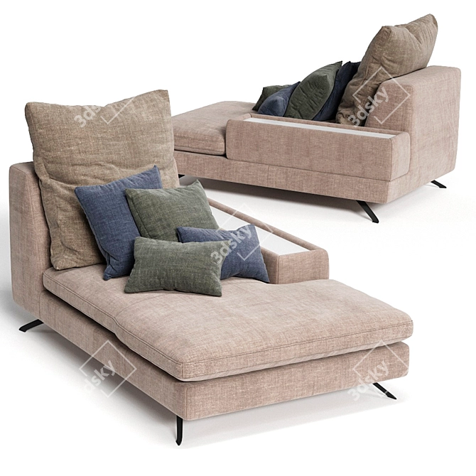 Colombini Casa SCENA Sofa: Modern Comfort for Your Home 3D model image 1