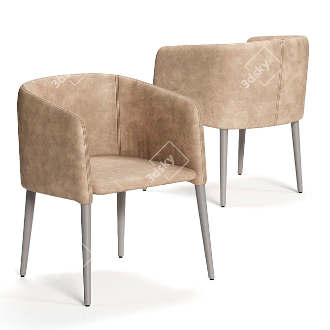 Colombini Casa WENDY Armchair: Modern Elegance for Your Home 3D model image 1