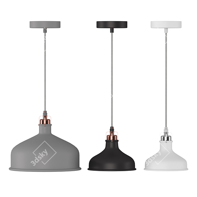 Camelion Amsterdam Pendant Lights 3D model image 1