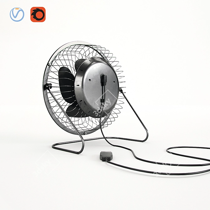 3D Fan Visual ID Design 3D model image 2