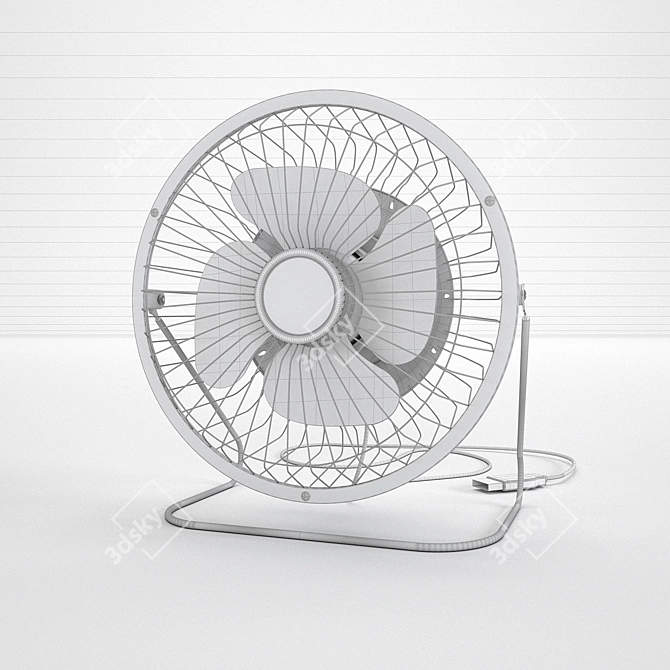 3D Fan Visual ID Design 3D model image 3