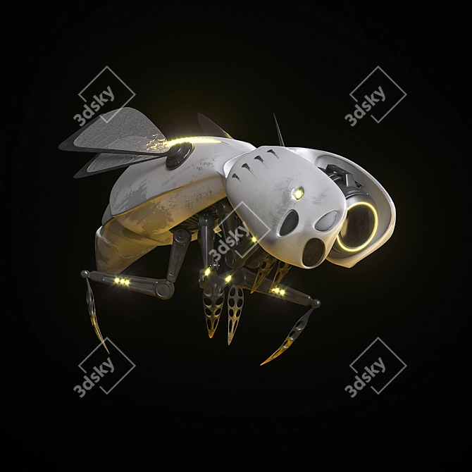 Smart Mini RoboBee: Tiny, Efficient, Versatile 3D model image 1