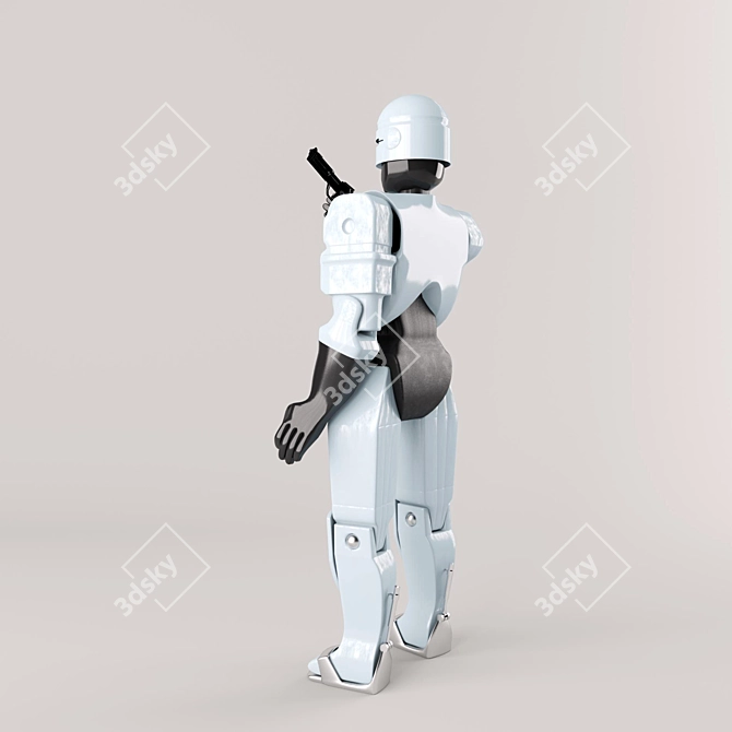 2009 Police Robot - Max OBJ Format 3D model image 2