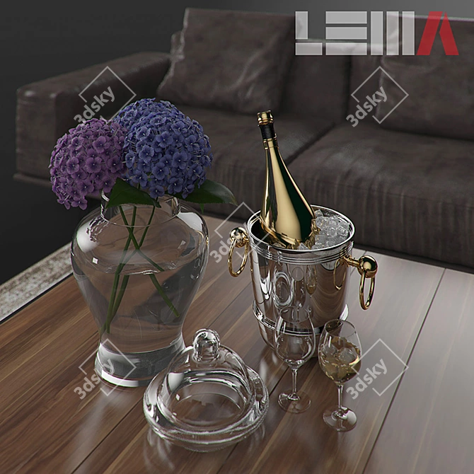 LEMA Yard: Modern Sofa 3D model image 2