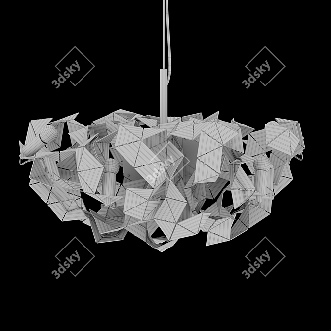 Van Egmond Fractal Pendant 3D model image 2