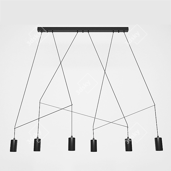 Modern Pendant Light Nowodvorski 9674 3D model image 1