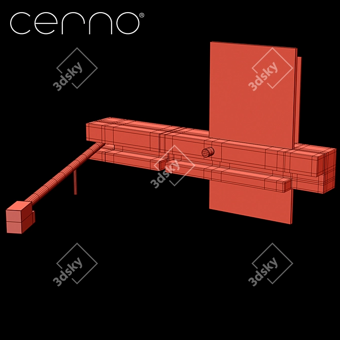 Innovative Levo: Bedside Light+USB 3D model image 3