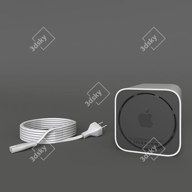 Apple AirPort Time Capsule: Secure Wireless Backup 3D model image 2