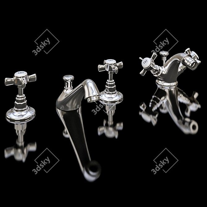 Elegant Coventry Mixers 3D model image 2