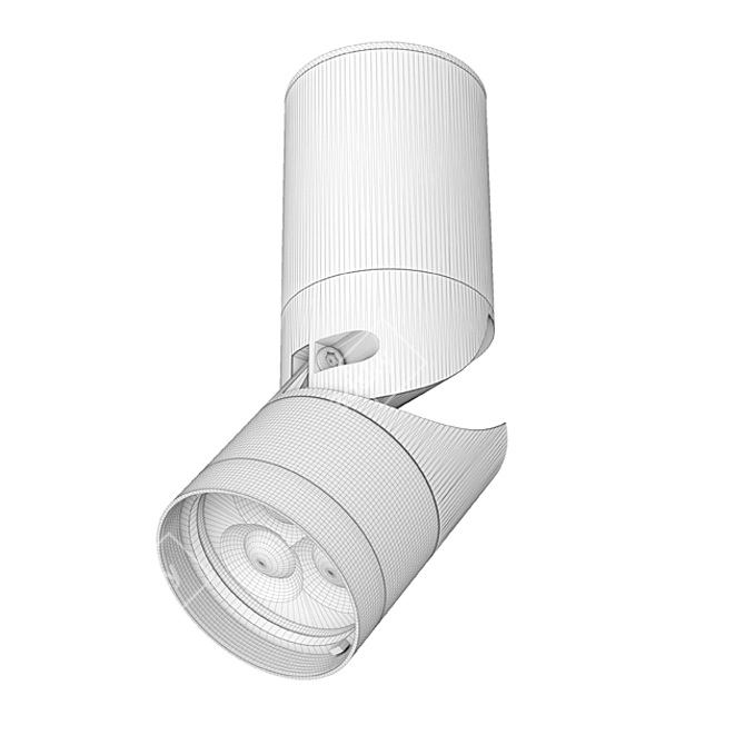 Adjustable LED Spot - Tiltable Lighting 3D model image 2