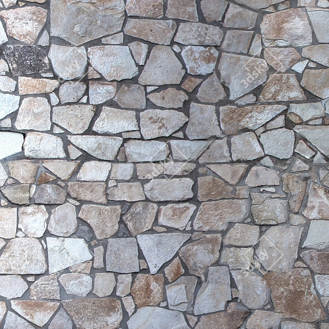 Slate Stone Texture 3D model image 3