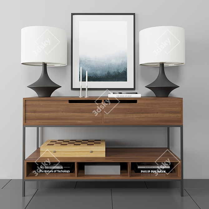 Pagan Console: Elegant Decor for Your Home 3D model image 1
