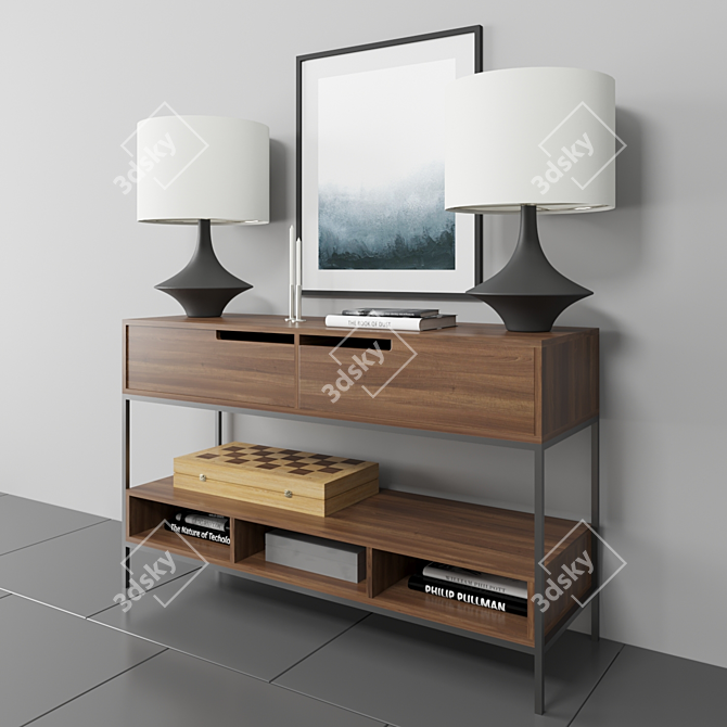 Pagan Console: Elegant Decor for Your Home 3D model image 2