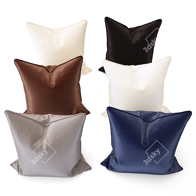 Luxury Pillow Collection: Elegant, High-Quality Designs 3D model image 1