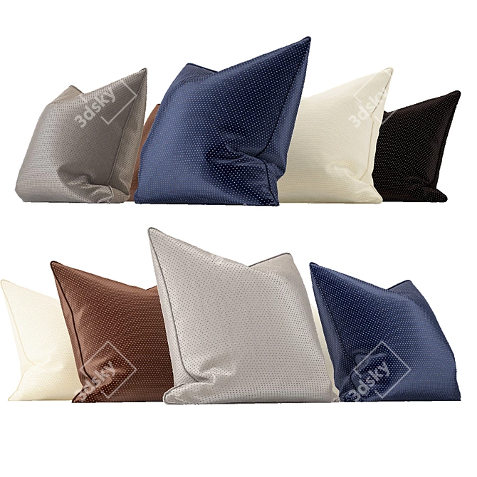 Luxury Pillow Collection: Elegant, High-Quality Designs 3D model image 2