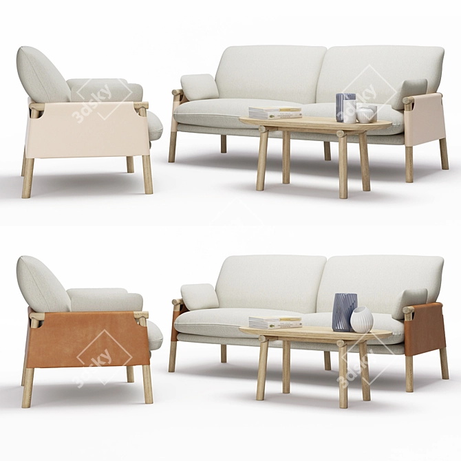 EJ Savannah Furniture Set 3D model image 1