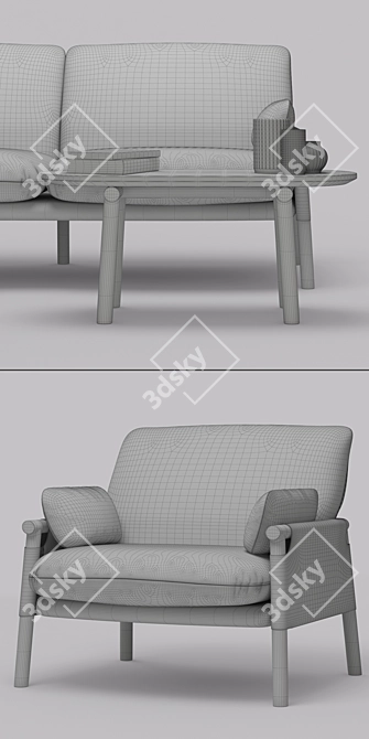 EJ Savannah Furniture Set 3D model image 3