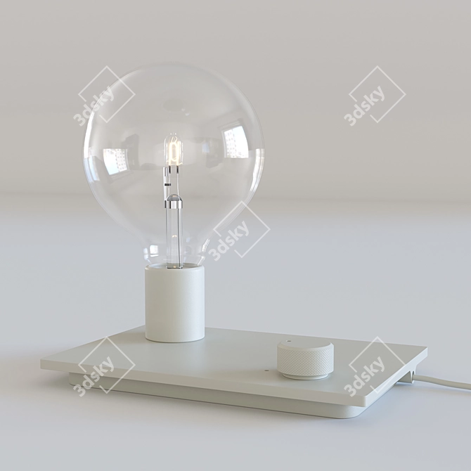 Muuto Control Lamp: Modern, Minimalist Design 3D model image 1