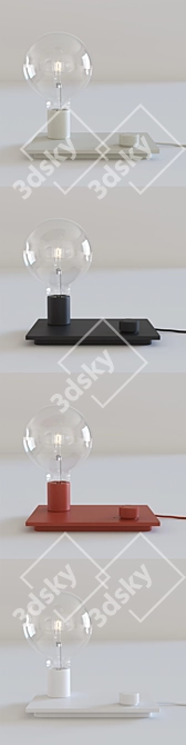 Muuto Control Lamp: Modern, Minimalist Design 3D model image 2