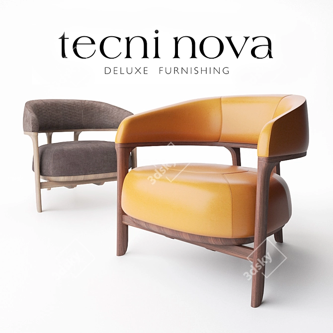 Tecni Nova Fortune 1290 Armchair 3D model image 1