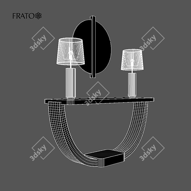 Modern Bologna Console: Sleek Design 3D model image 3