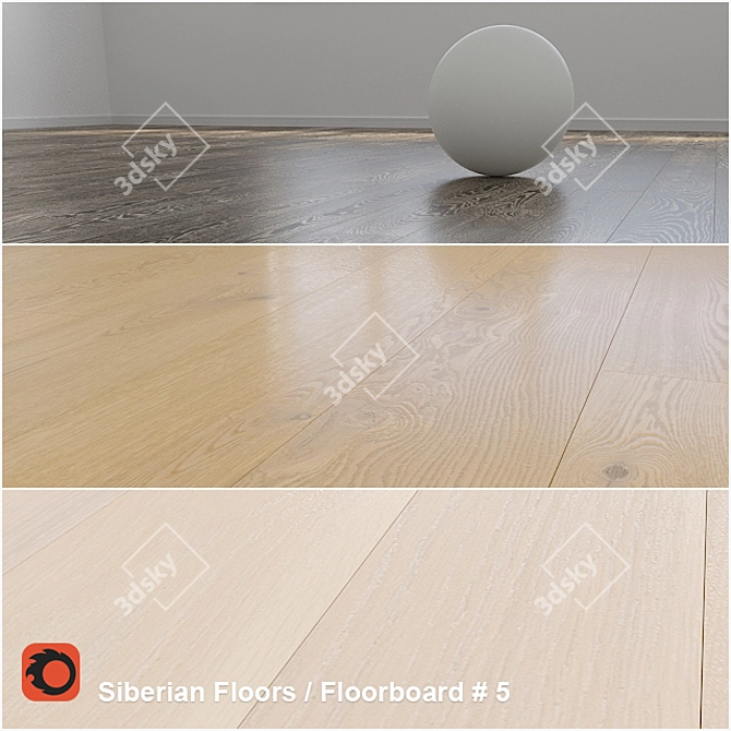 Siberian Floors Elite Parquet Collection 3D model image 1