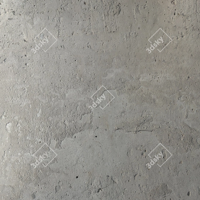 Seamless 4K Concrete Texture 3D model image 3