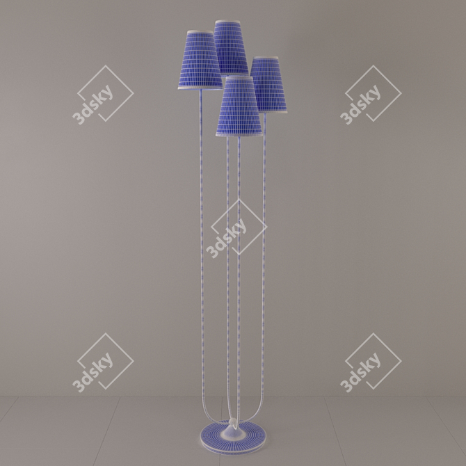 MONTREUIL FLOOR LAMP: Elegant Illumination by Aerin 3D model image 2