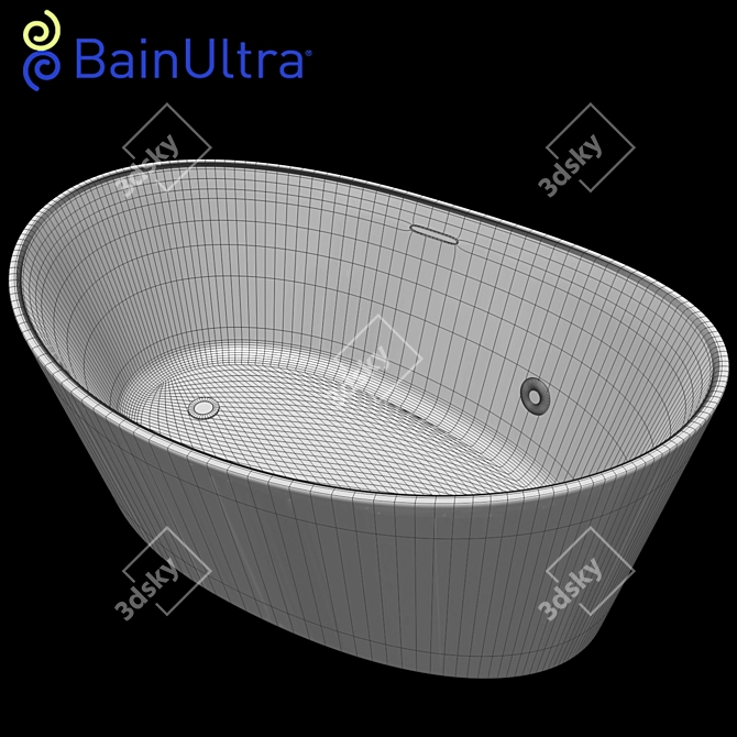 Evanescence Free Flow Tub 3D model image 3