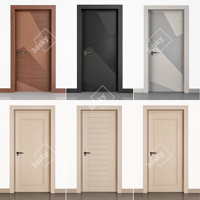  Perfect Door Combinations 3D model image 1