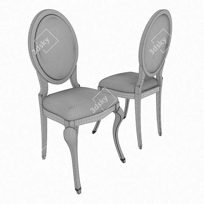 Italian Classical Table Set: Giorgio Casa- Memorie Venezia 3D model image 3