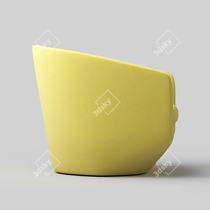 Modern Evolution of Comfort: U Turn Armchair 3D model image 3