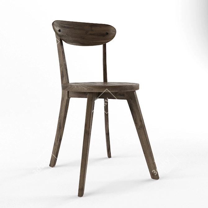 Calhoun Outdoor Dining Chair | Stylish Patio Seating 3D model image 1