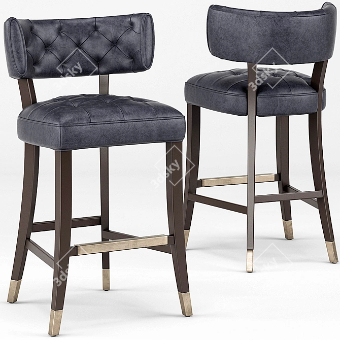 Rivingtone Modern Bar Stool 3D model image 1