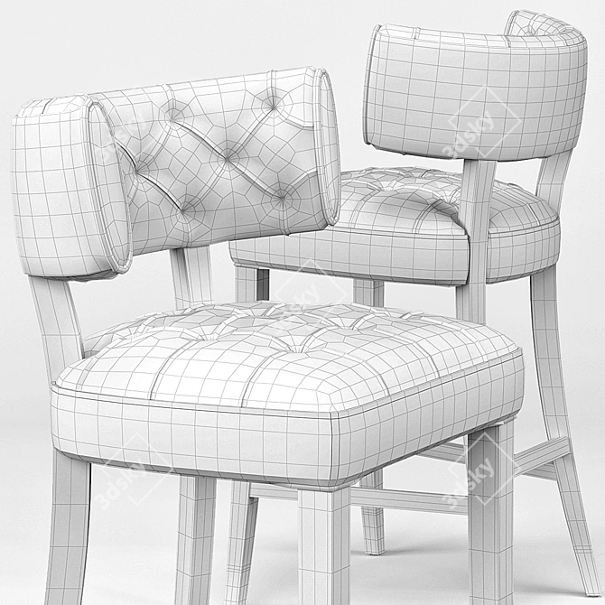 Rivingtone Modern Bar Stool 3D model image 3