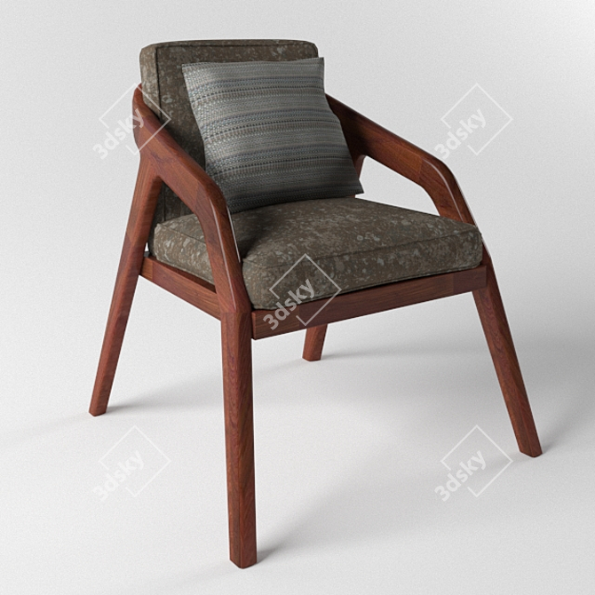 Coastal Bliss Chair 3D model image 1