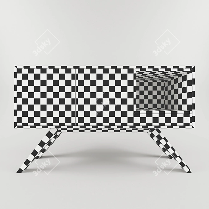 Elegant Oslo Sideboard: Designed by Luis Branco 3D model image 3