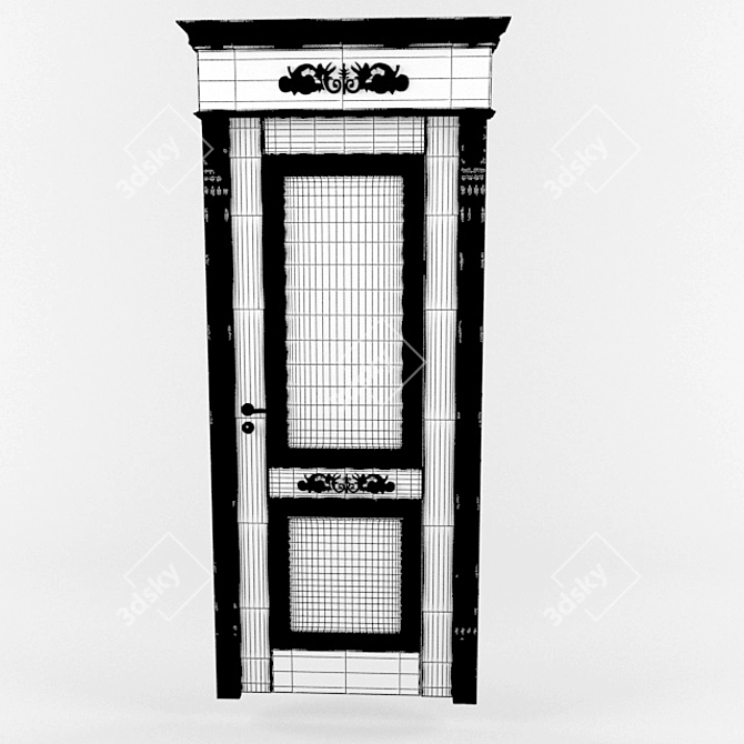 Classic Door 3D model image 3