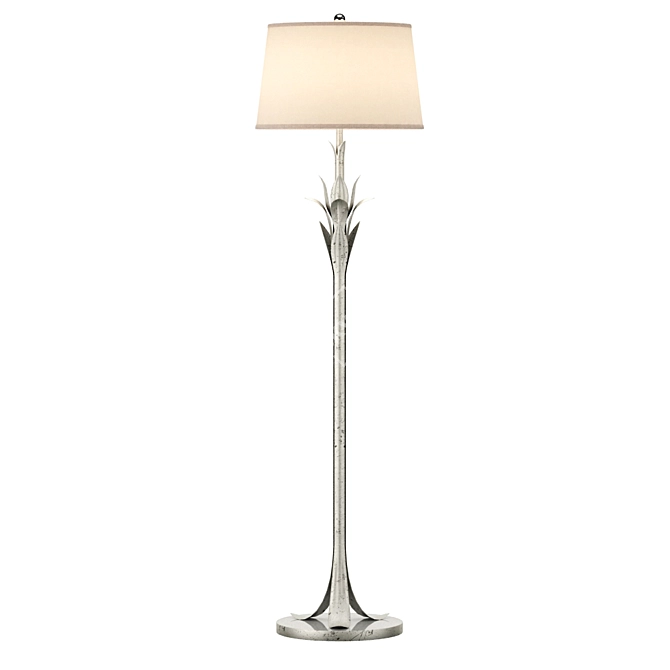 Palm Paradise 64" Floor Lamp 3D model image 1