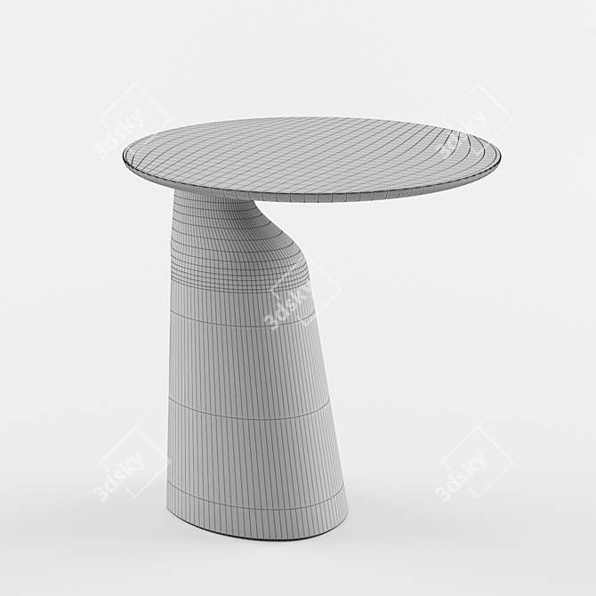 Monolithic Coffee Table: Contemporary Elegance 3D model image 2