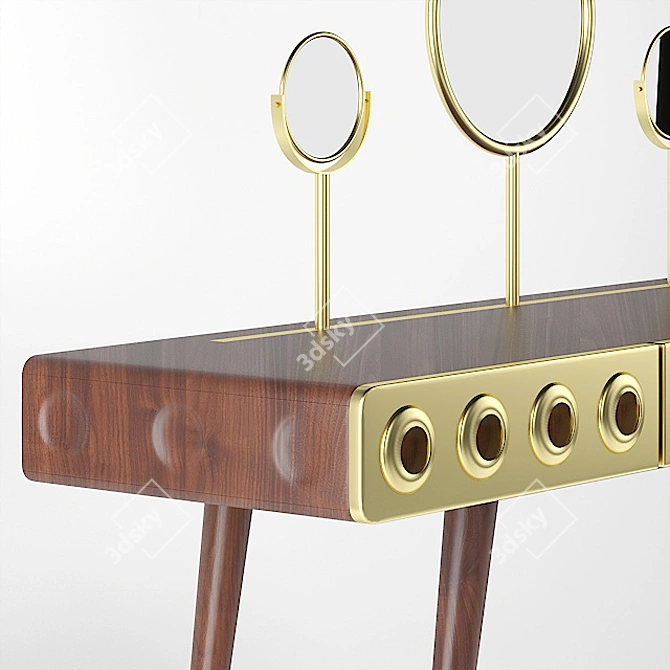 Monocles Dressing Table by Delightfull 3D model image 2