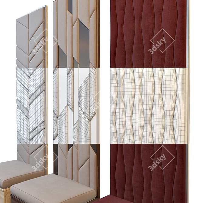 Soft Seat Panels: Comfort Meets Style 3D model image 3