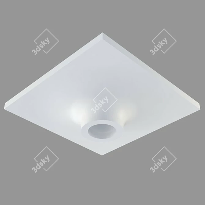 Stellanova Ceiling Spotlight: Integrated Design & Customizable Color 3D model image 2