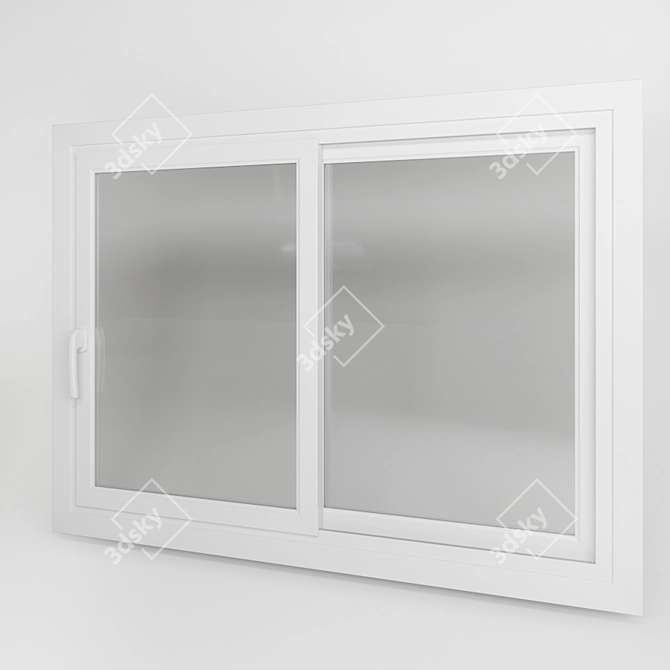 Render Vray Classic Window 3D model image 2